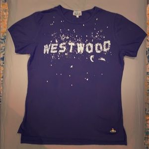 Vivienne Westwood Tshirt with rhinestone accents